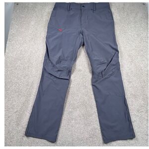 Brunt The Costello Ripstop Pants Mens 40x32 Gray Work Utility Hiking Trousers
